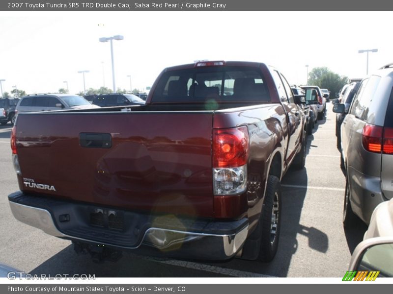 Salsa Red Pearl / Graphite Gray 2007 Toyota Tundra SR5 TRD Double Cab