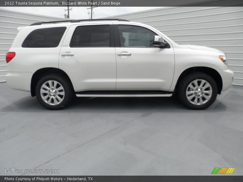  2012 Sequoia Platinum Blizzard White Pearl