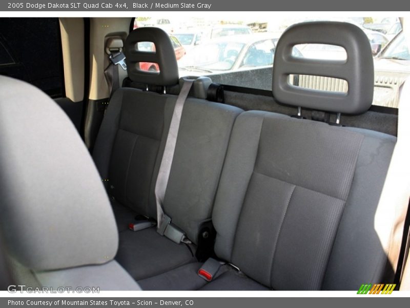 Black / Medium Slate Gray 2005 Dodge Dakota SLT Quad Cab 4x4