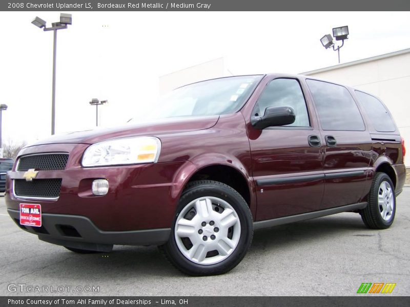 Bordeaux Red Metallic / Medium Gray 2008 Chevrolet Uplander LS