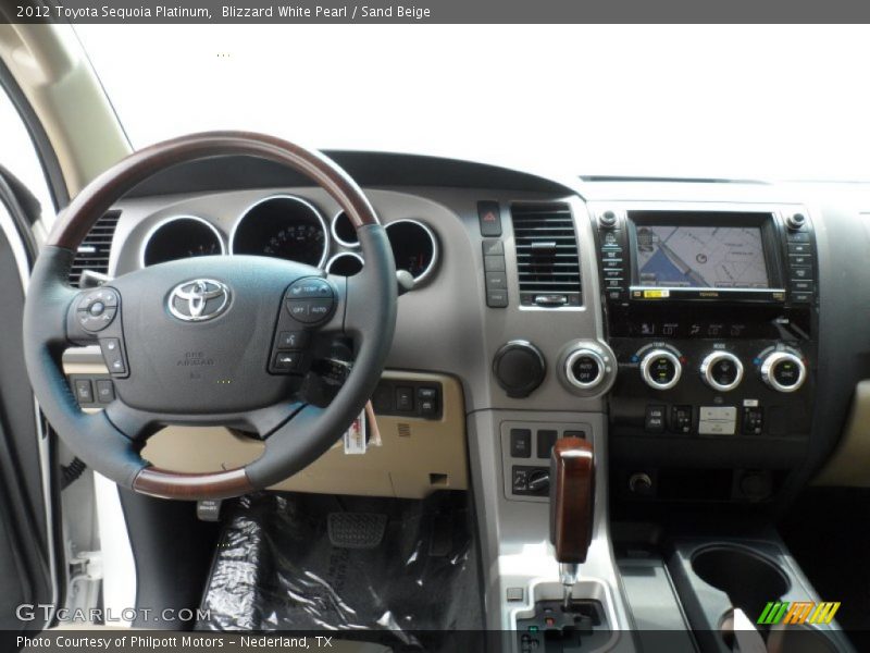 Dashboard of 2012 Sequoia Platinum