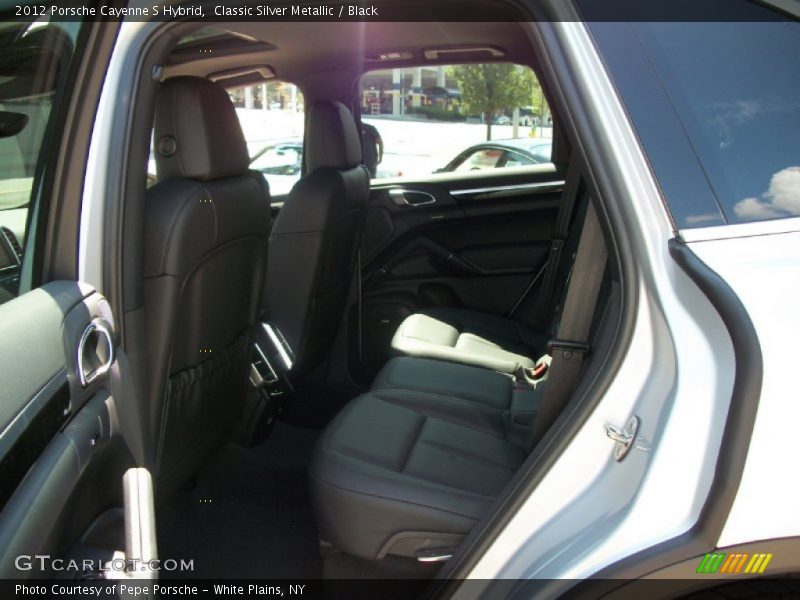 Classic Silver Metallic / Black 2012 Porsche Cayenne S Hybrid