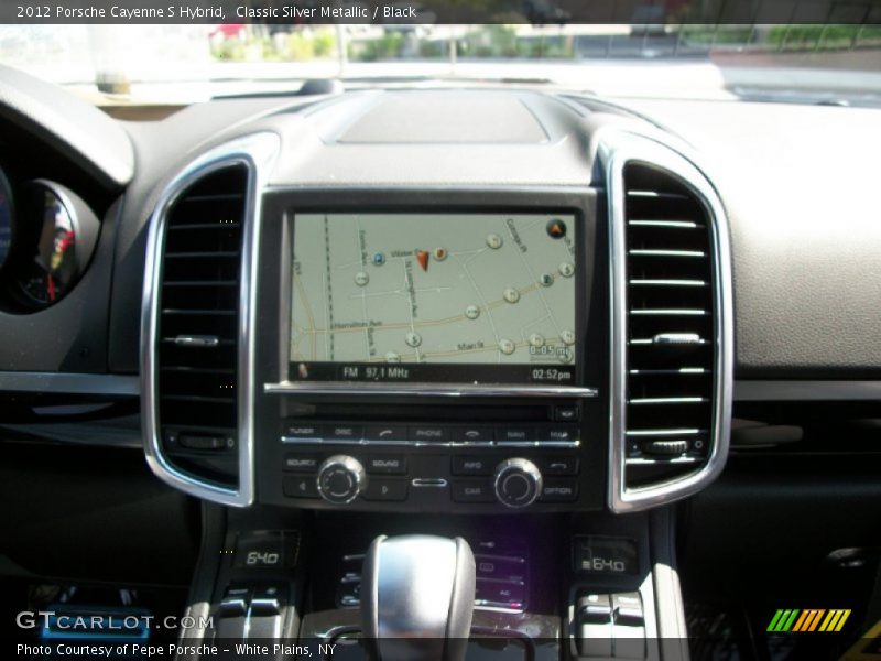 Classic Silver Metallic / Black 2012 Porsche Cayenne S Hybrid