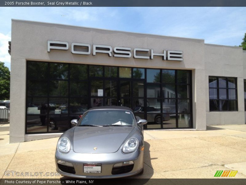 Seal Grey Metallic / Black 2005 Porsche Boxster