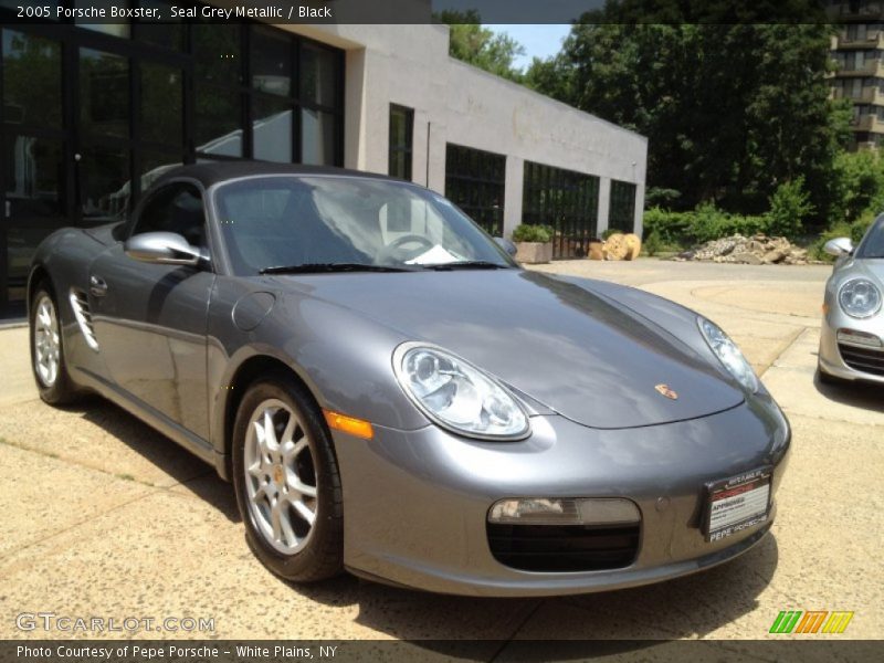 Seal Grey Metallic / Black 2005 Porsche Boxster