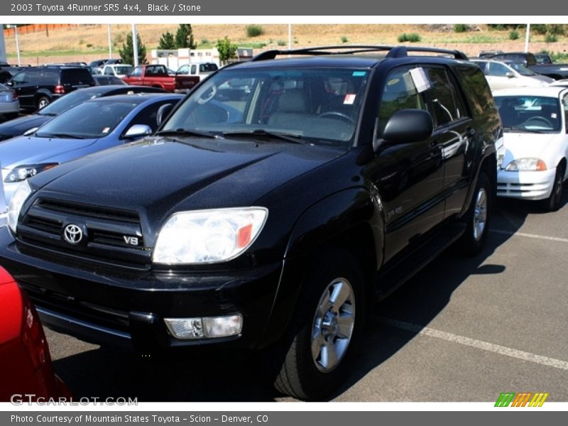 Black / Stone 2003 Toyota 4Runner SR5 4x4