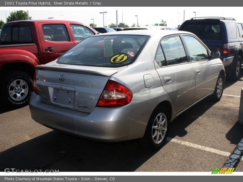 Silver Strata Metallic / Gray 2001 Toyota Prius Hybrid