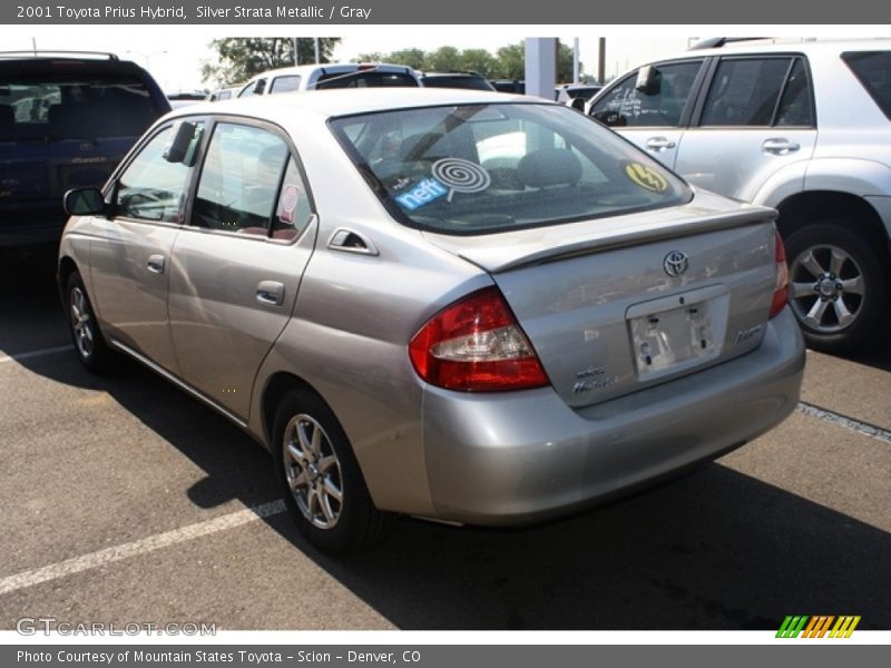 Silver Strata Metallic / Gray 2001 Toyota Prius Hybrid