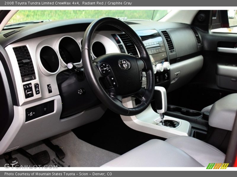 Radiant Red / Graphite Gray 2008 Toyota Tundra Limited CrewMax 4x4