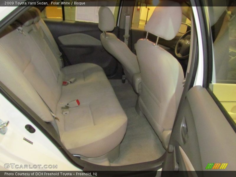 Polar White / Bisque 2009 Toyota Yaris Sedan