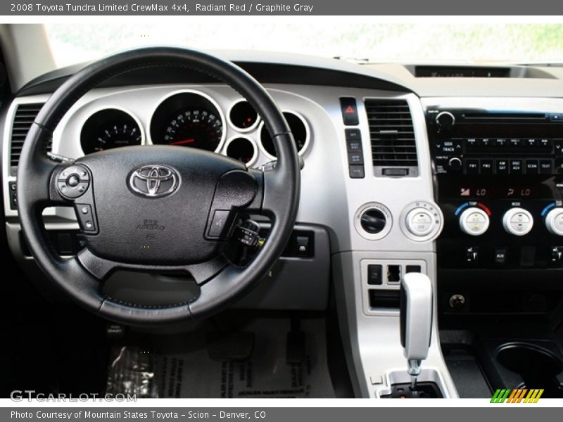 Radiant Red / Graphite Gray 2008 Toyota Tundra Limited CrewMax 4x4