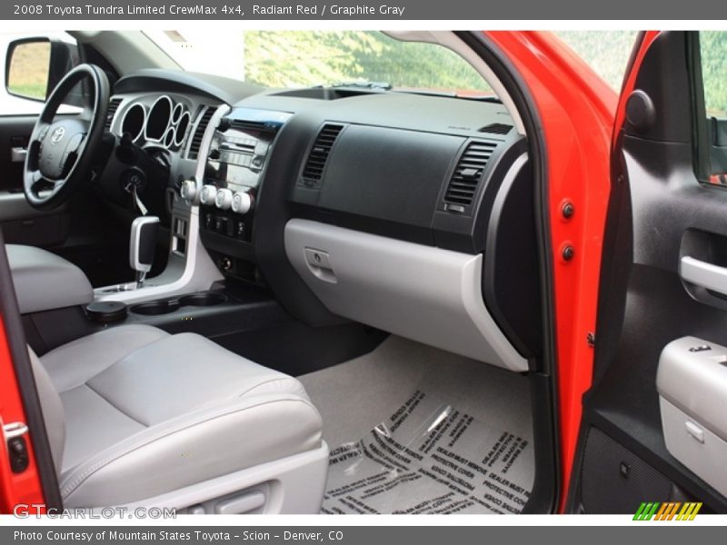 Radiant Red / Graphite Gray 2008 Toyota Tundra Limited CrewMax 4x4