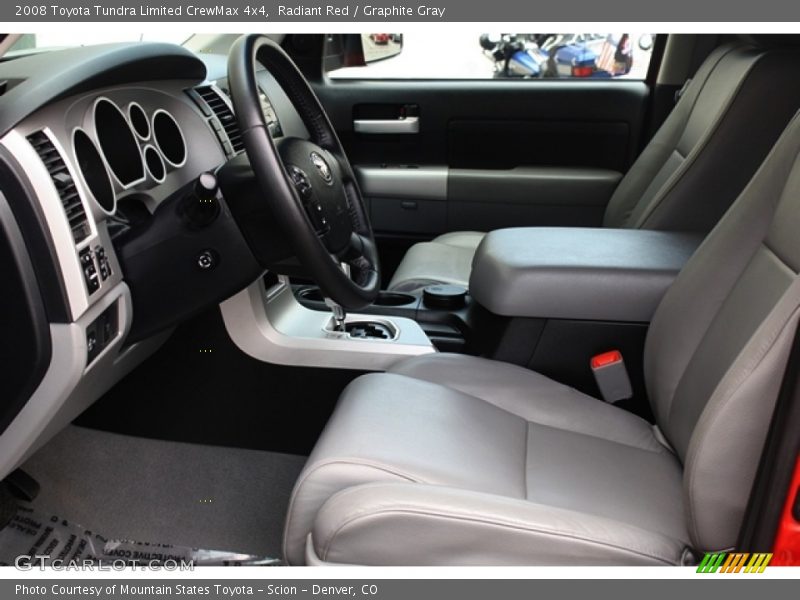 Radiant Red / Graphite Gray 2008 Toyota Tundra Limited CrewMax 4x4