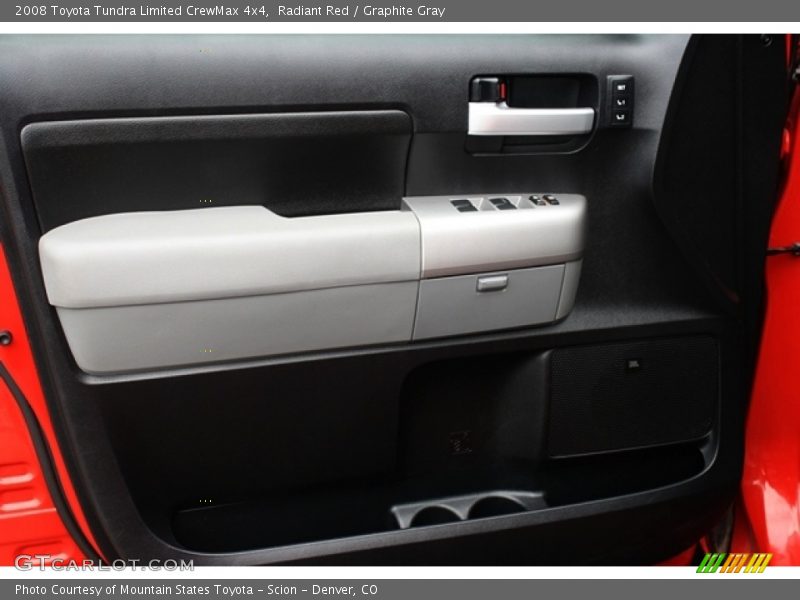 Radiant Red / Graphite Gray 2008 Toyota Tundra Limited CrewMax 4x4