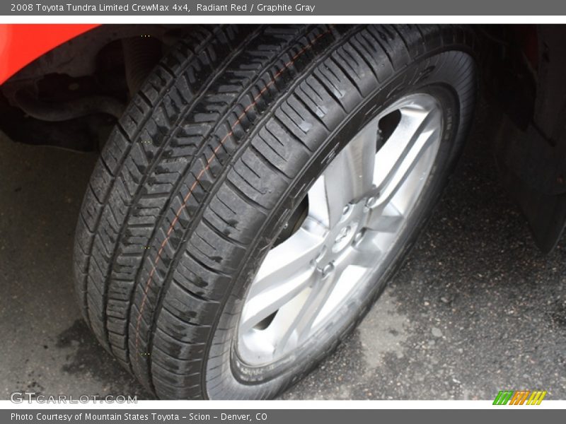 Radiant Red / Graphite Gray 2008 Toyota Tundra Limited CrewMax 4x4