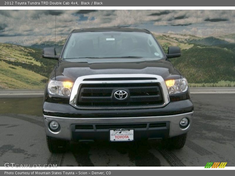 Black / Black 2012 Toyota Tundra TRD Double Cab 4x4