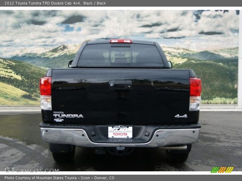 Black / Black 2012 Toyota Tundra TRD Double Cab 4x4