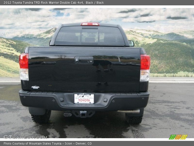 Black / Black 2012 Toyota Tundra TRD Rock Warrior Double Cab 4x4