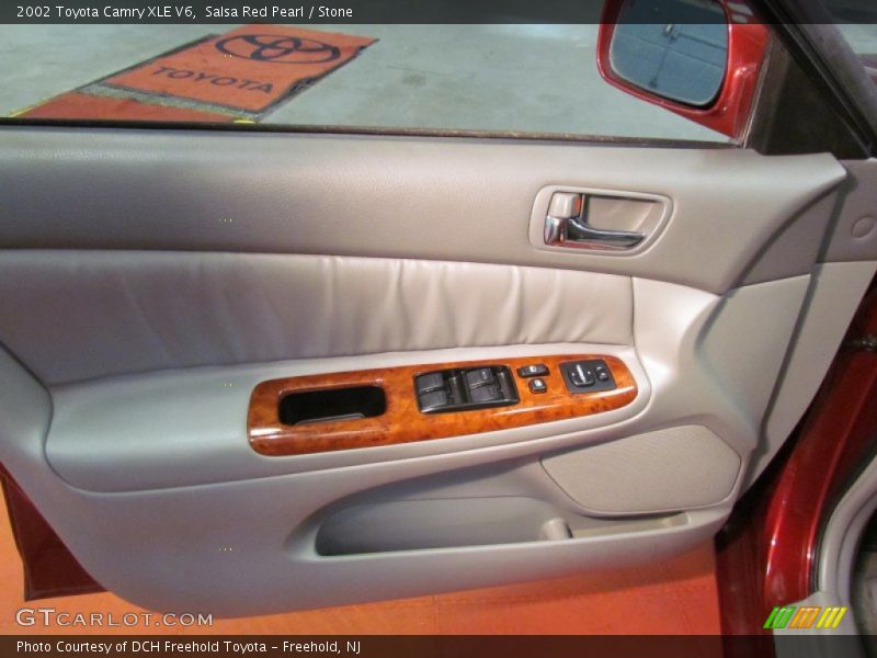 Salsa Red Pearl / Stone 2002 Toyota Camry XLE V6