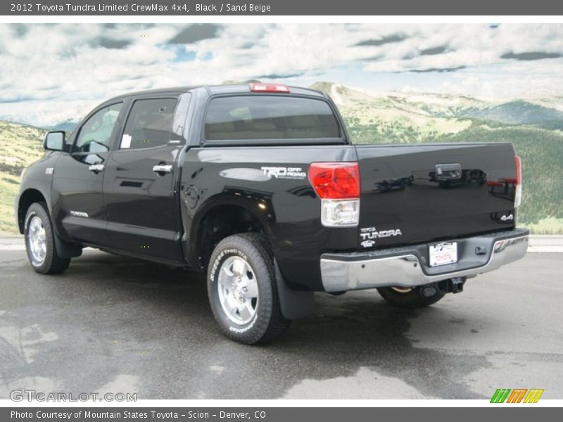 Black / Sand Beige 2012 Toyota Tundra Limited CrewMax 4x4