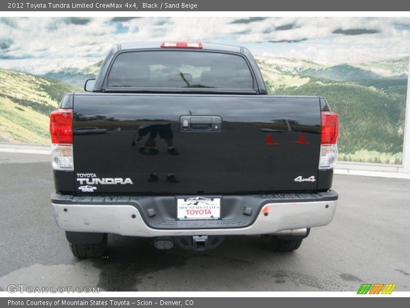 Black / Sand Beige 2012 Toyota Tundra Limited CrewMax 4x4