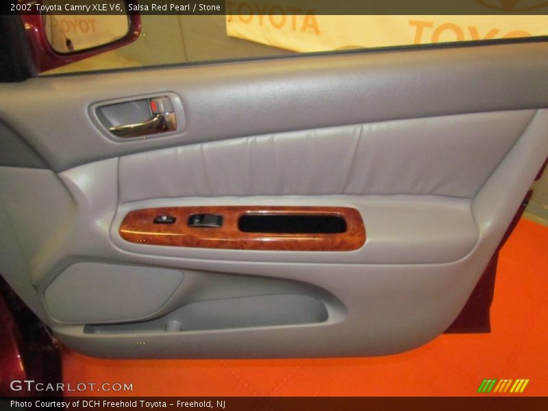 Salsa Red Pearl / Stone 2002 Toyota Camry XLE V6