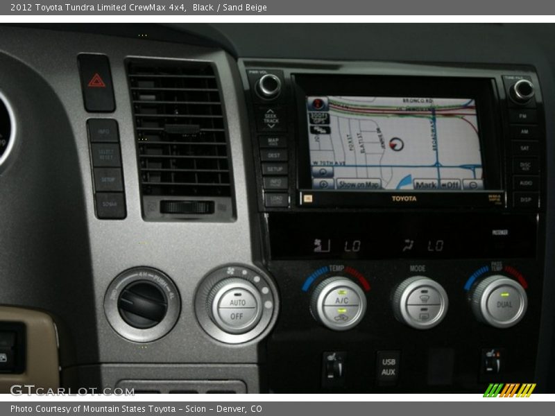 Black / Sand Beige 2012 Toyota Tundra Limited CrewMax 4x4