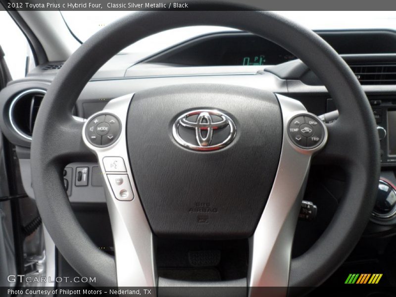  2012 Prius c Hybrid Four Steering Wheel