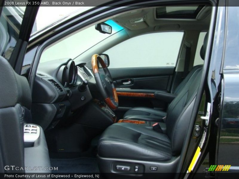 Black Onyx / Black 2008 Lexus RX 350 AWD