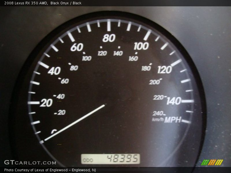 Black Onyx / Black 2008 Lexus RX 350 AWD