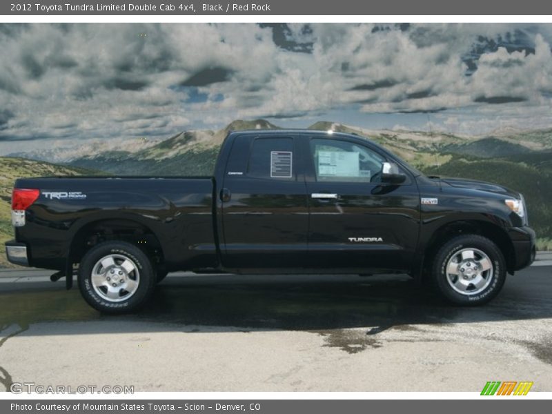 Black / Red Rock 2012 Toyota Tundra Limited Double Cab 4x4