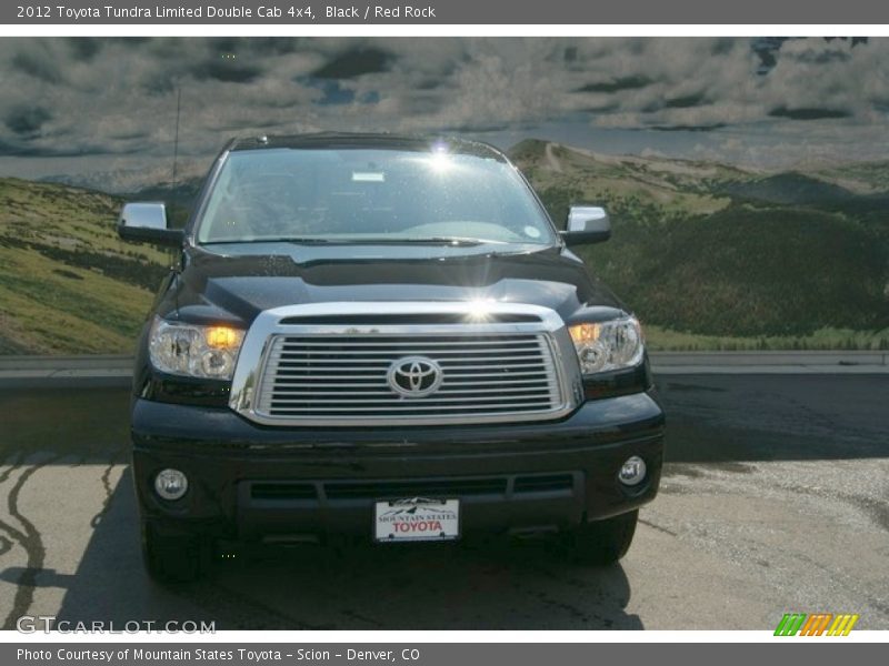 Black / Red Rock 2012 Toyota Tundra Limited Double Cab 4x4