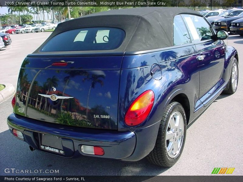 Midnight Blue Pearl / Dark Slate Gray 2005 Chrysler PT Cruiser Touring Turbo Convertible