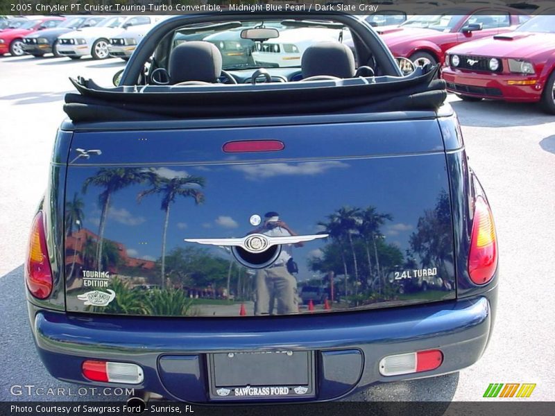 Midnight Blue Pearl / Dark Slate Gray 2005 Chrysler PT Cruiser Touring Turbo Convertible