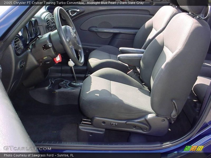 Midnight Blue Pearl / Dark Slate Gray 2005 Chrysler PT Cruiser Touring Turbo Convertible