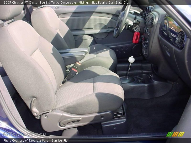 Midnight Blue Pearl / Dark Slate Gray 2005 Chrysler PT Cruiser Touring Turbo Convertible
