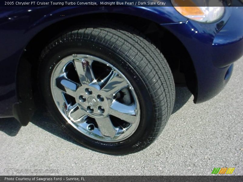 Midnight Blue Pearl / Dark Slate Gray 2005 Chrysler PT Cruiser Touring Turbo Convertible