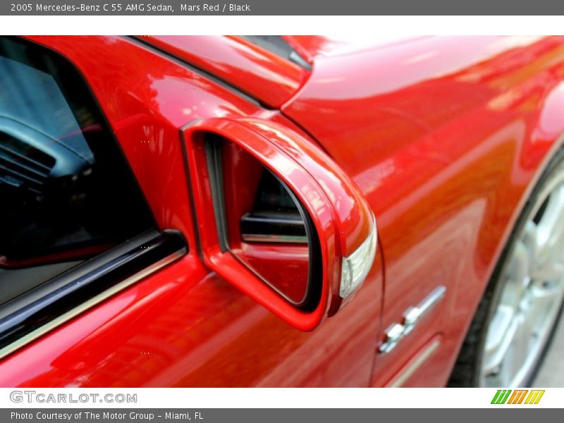 Mars Red / Black 2005 Mercedes-Benz C 55 AMG Sedan