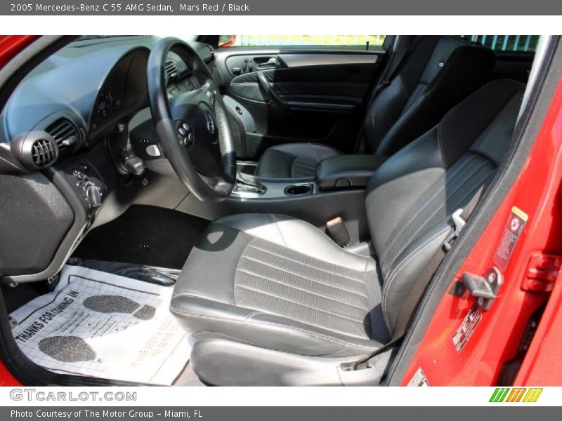  2005 C 55 AMG Sedan Black Interior