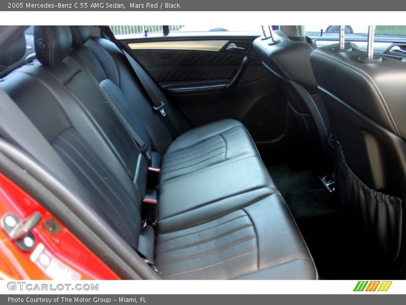 Mars Red / Black 2005 Mercedes-Benz C 55 AMG Sedan