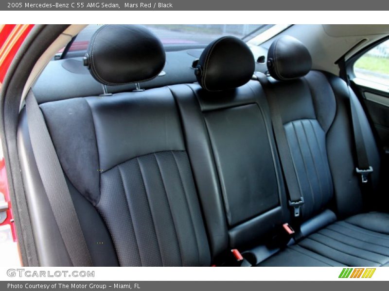 Mars Red / Black 2005 Mercedes-Benz C 55 AMG Sedan