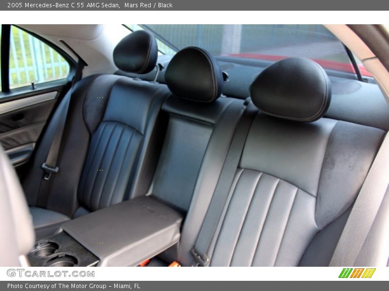 Mars Red / Black 2005 Mercedes-Benz C 55 AMG Sedan