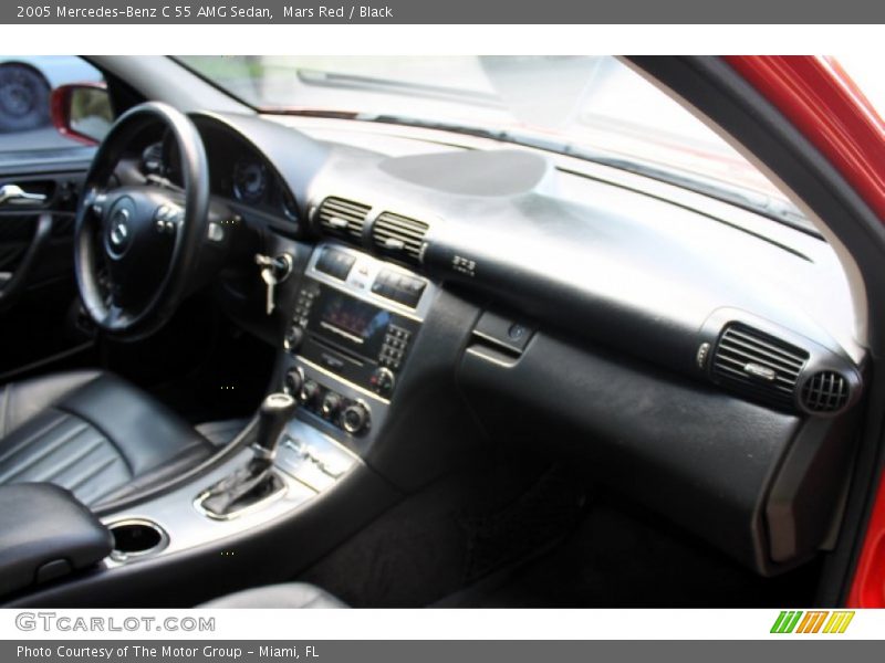 Mars Red / Black 2005 Mercedes-Benz C 55 AMG Sedan