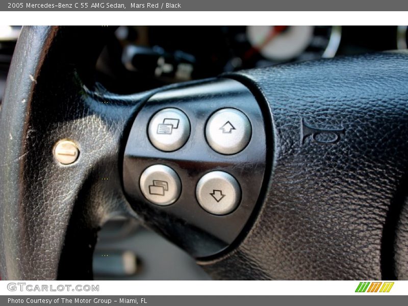 Controls of 2005 C 55 AMG Sedan