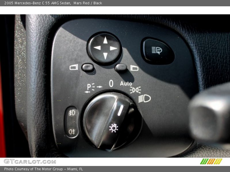 Controls of 2005 C 55 AMG Sedan