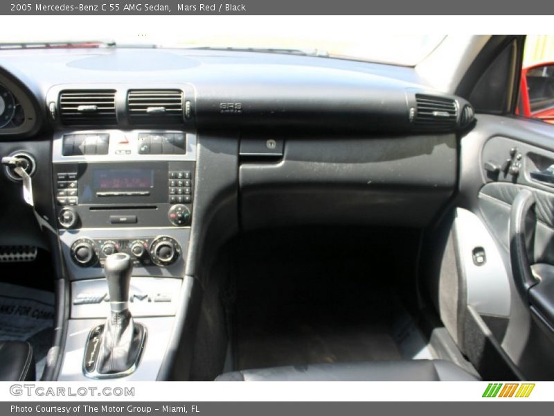 Mars Red / Black 2005 Mercedes-Benz C 55 AMG Sedan