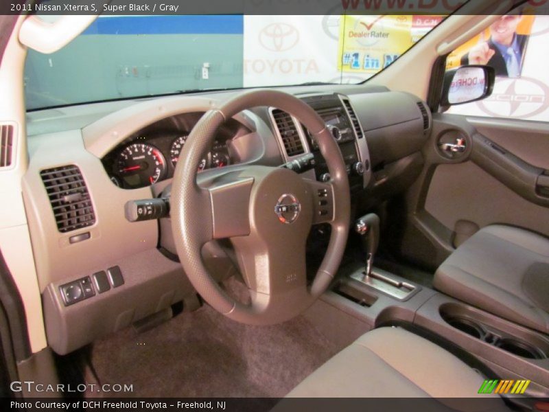 Super Black / Gray 2011 Nissan Xterra S