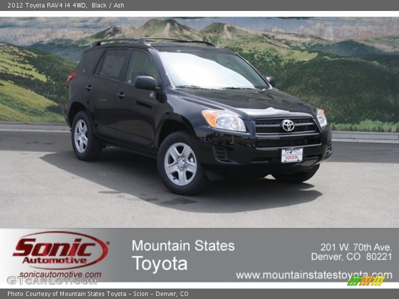 Black / Ash 2012 Toyota RAV4 I4 4WD