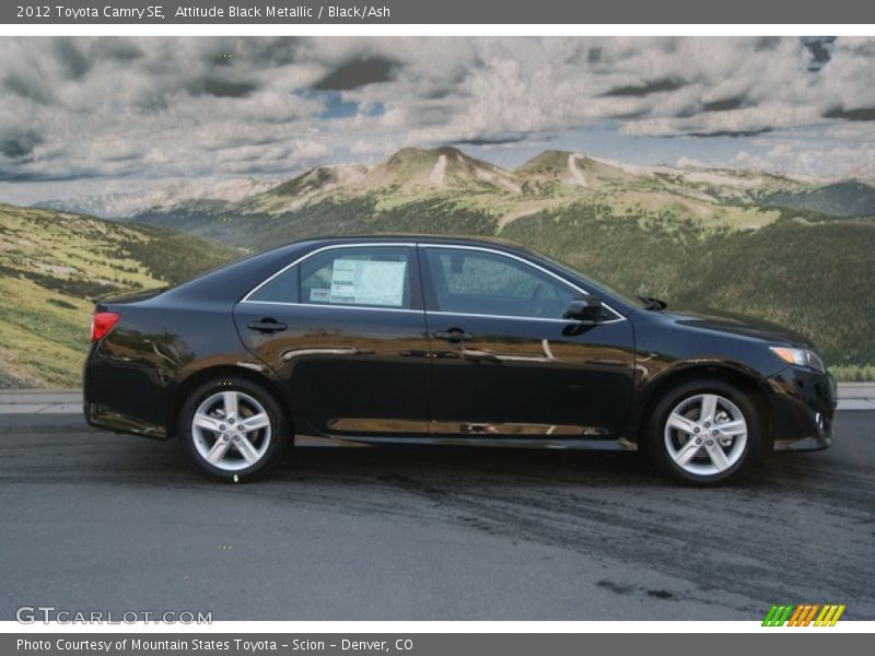 Attitude Black Metallic / Black/Ash 2012 Toyota Camry SE