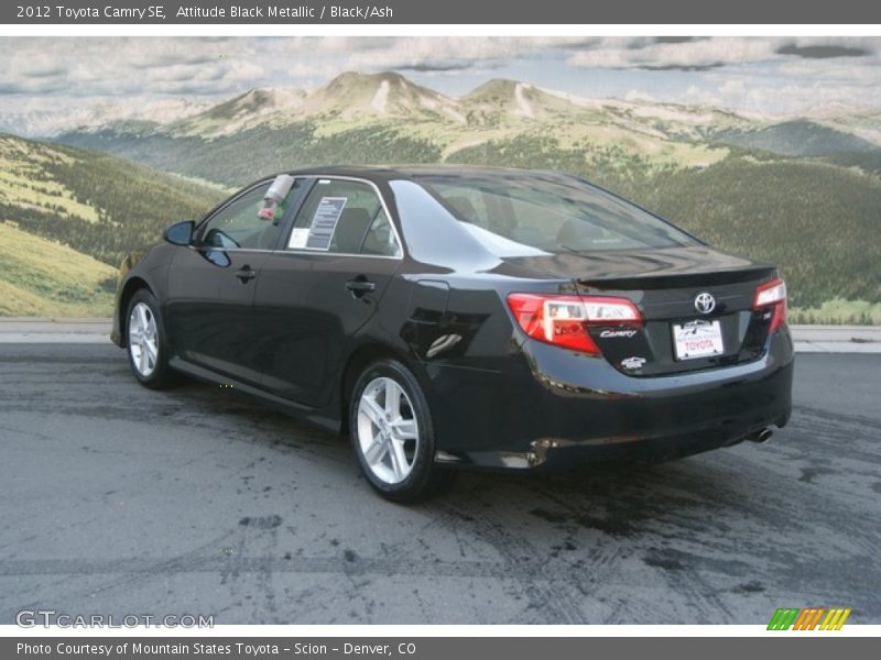 Attitude Black Metallic / Black/Ash 2012 Toyota Camry SE